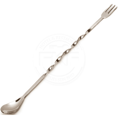 Bar Spoon With Fork Twisted