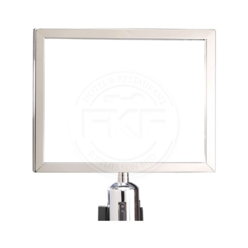Stainless Steel A3/A4 Size Sign Board Frame Horizontal