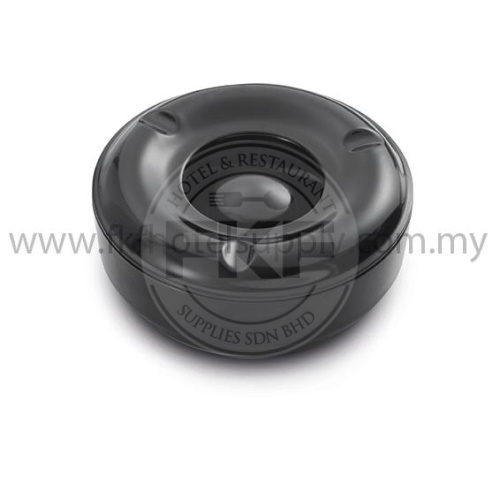 Melamine Black Windproof Ashtray