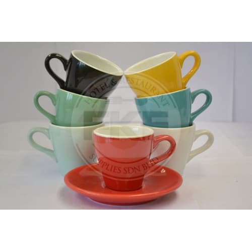 Tulip Espresso Cup With Saucer 80 ML