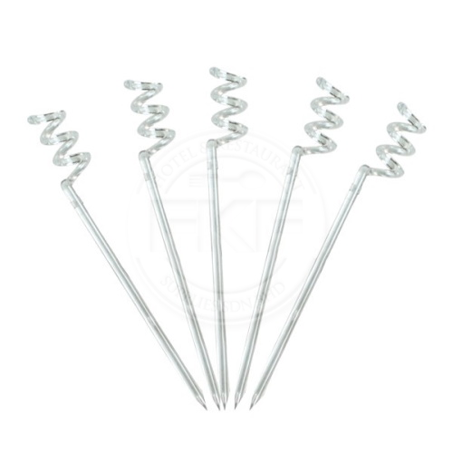 Plastic Cocktail Pick Swirl Top 9CM
