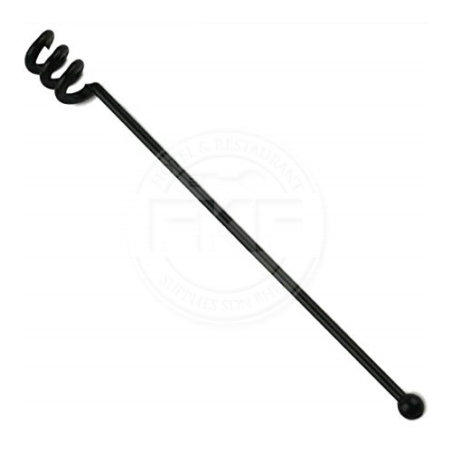 Plastic Drink Stirrer Swirl Top 18.5 CM