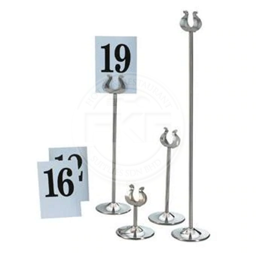 Stainless Steel Food Tag / Numbering Stand