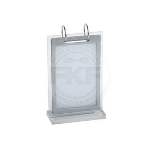 Acrylic A6 Size Table Menu Holder