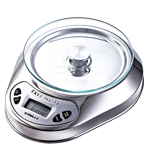 Stainless Steel Digital Scale With Glass Top