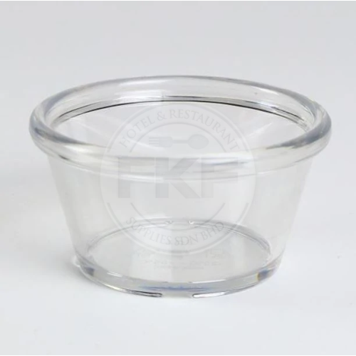 PET Transparent Round Ramekin Plain