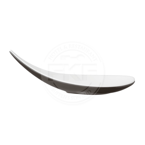 Melamine Party Spoon White & Black