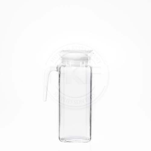 Borgonovo Igloo Quadro Jar With White Lid 1200ML