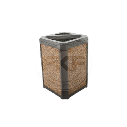 Trust Rockface Container With Ashtray Top