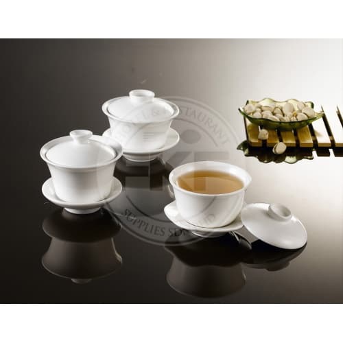 Tea Cup With Lid & Saucer