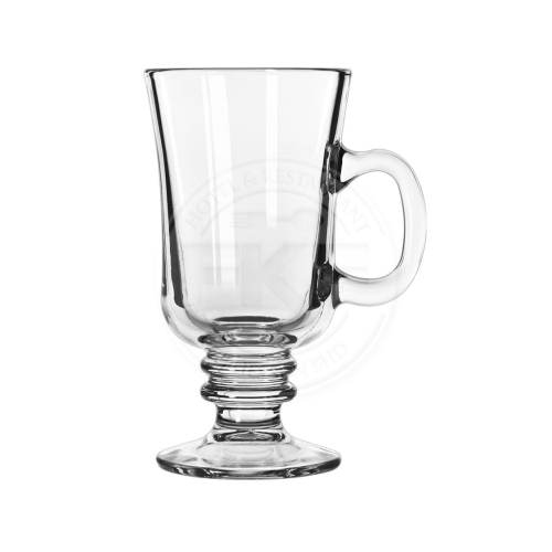 Kangtal Glass Irish Coffee Mug With Handle 250 ML