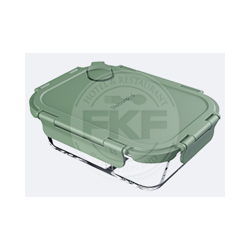 Roborobo Glass Compartment Container With PP Lid 