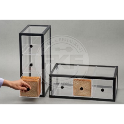 Gamma GN 1/4 3-Tier Bread Case