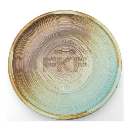 Fired Earth Round Coupe Dinner Plate