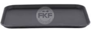 Black Rectangular Non Slip Tray