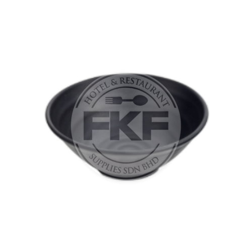 Melamine Matt Black Noodle/Soup Bowl