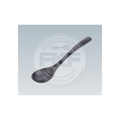 Melamine Matt Black Soup Ladle