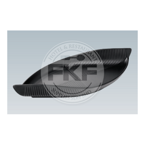 Melamine Matt Black Serving Plate