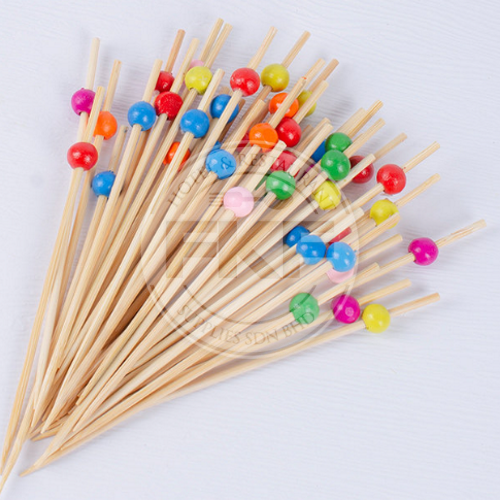 Bamboo Skewer Mix Colour Pearl