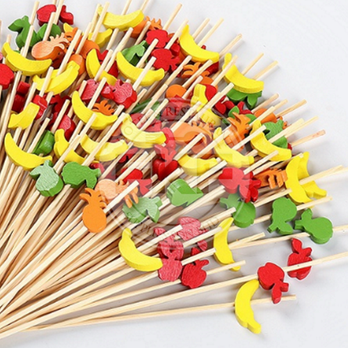 Bamboo Skewer Mix Colour Fruit