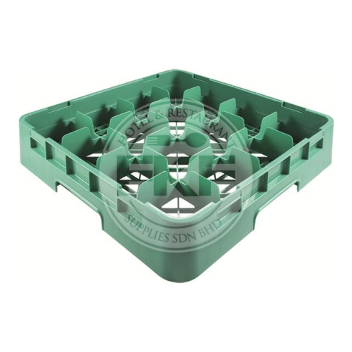 Trust Cupcomb Sage Green Glass Rack Base & Extender 16 Compartment