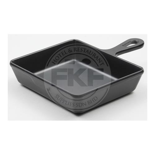 Black Little Chef Mini Square Pan With 1 Handle